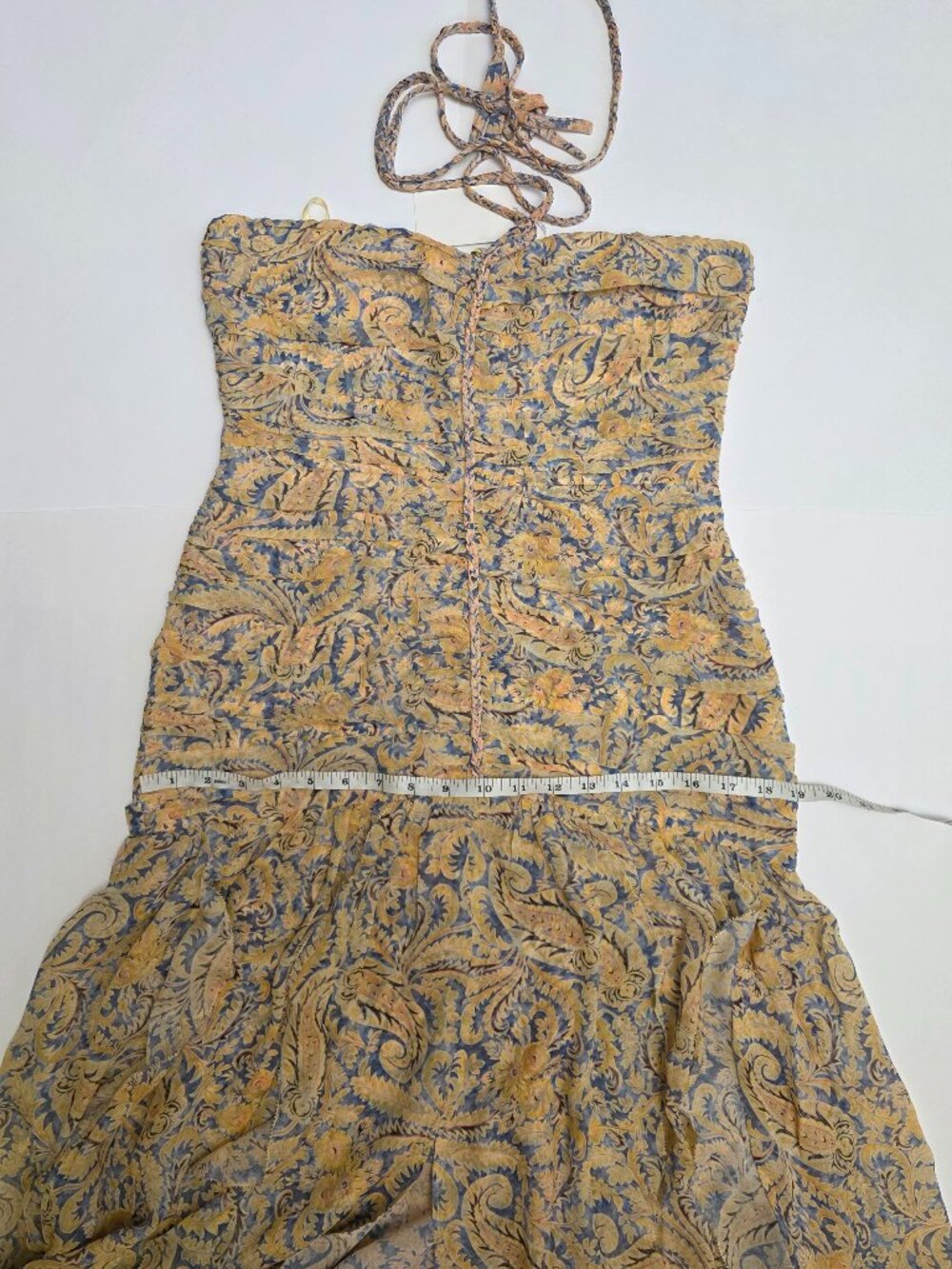 Veronica Beard Lucine Paisley Silk Gown - Picture 15 of 16